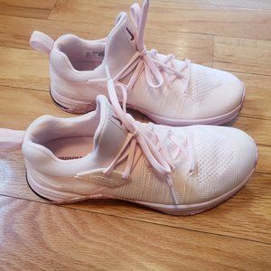 Nike Metcon Cross Fit Shoes Size 8.5 Light Pink Lace Up Lifting Cross Train  EUC